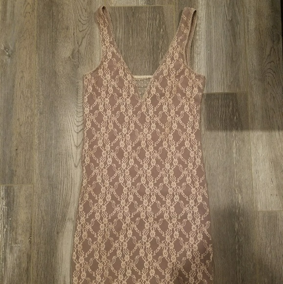 Free People The Floral Shine Bodycon Slip Dress - Picture 2 of 7